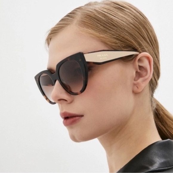 NEW PRADA PR14WS 01R0A6 WOMEN’S SUNGLASSES PRADA SPR 14W PRADA PR 14WS - Picture 1 of 11